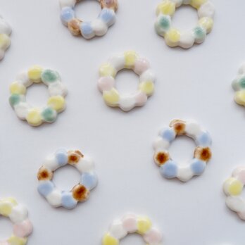 krans 磁器の箸置き/カトラリーレスト 二個セット