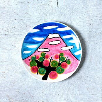 春の富士山 ・色絵皿part2の画像