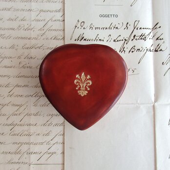 ジュエリーボックス/Little Heart of Firenze/Terracotta（紋章入り）