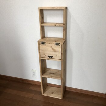 SLIM：display　shelf　cabinet BB　ｈ112 上段飾り棚付きキャビネットの画像