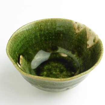 織部　鉄絵飯碗④