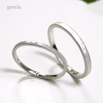 華奢な結婚指輪（ハードプラチナ900製）/ The Way マリッジリング (5-1)の画像