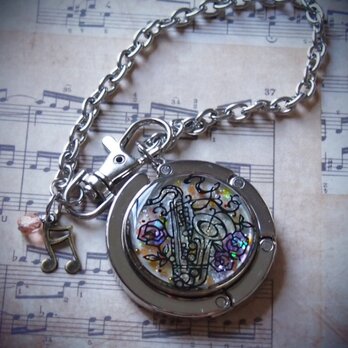 サックスのバッグハンガー（オーダー品）