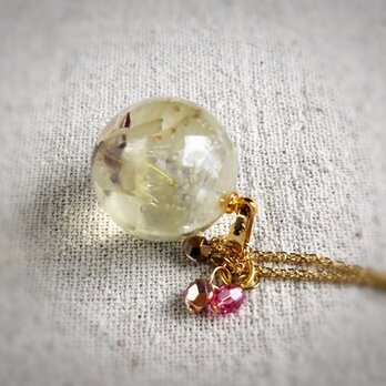 Botanical jewelry 桜のネックレス　Lの画像