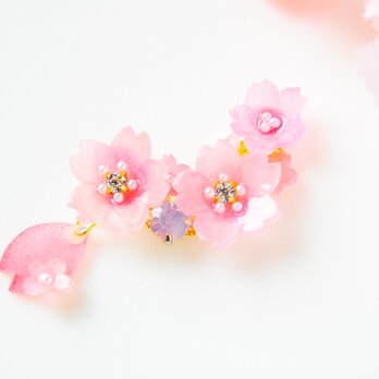花便り桜のブローチの画像