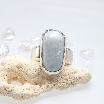 ～希少な国産鉱物～　糸魚川翡翠のリング　15.5号