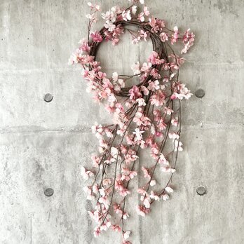 枝垂れ桜リース「受注制作」