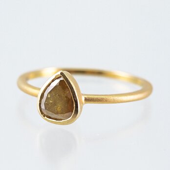 Natural Diamond Ring / Pear Shapedの画像