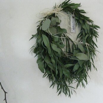 雫のgreen wreath-冬から春への画像