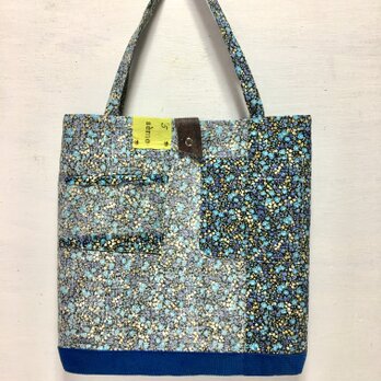 tote bag/ヴィンテージ 小花柄のトートバッグ    ■tf-312の画像