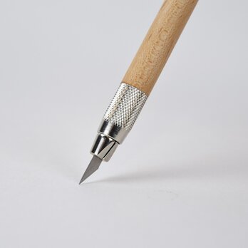 かえでのデザインナイフ木軸の画像