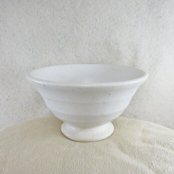 陶器ご飯茶碗（大）藁白釉の画像