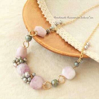Necklace　クンツァイト（N1147)の画像