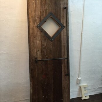 数量限定　AD-SQ　ドア　木製ドア　古材　アイアンドアバー　ドア　ドアー　扉　ガラス　新築　リノベーションの画像