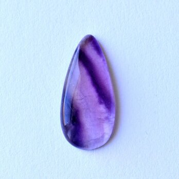 フローライト　紫の雫　14.8cts./ ルース・カボションの画像
