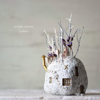 storn house（large) white　アーティフィシャルフラワーの画像