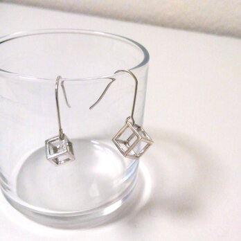 【再販】※受注制作※ double cube ピアス