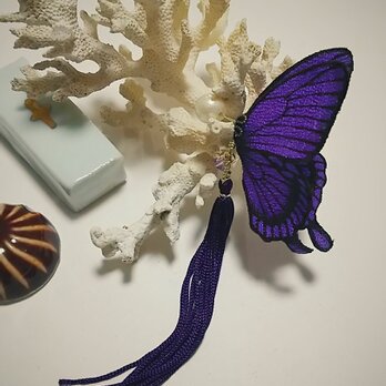 蝶のピアス 大 (アゲハ)