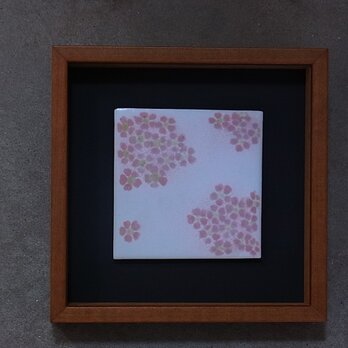 桜（花冠）４　（陶板）の画像