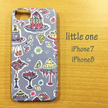 【リバティ生地】ハイ・ティ ラベンダー iPhone7 & iPhone8