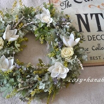 ホワイトナチュラルwreath