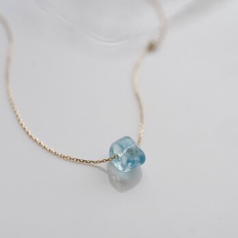 Aqua necklace  K10 Aquamarine