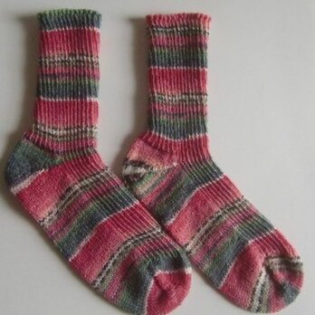 手編み靴下【スウィート＆スパイシー3  9125】の画像