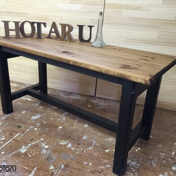 hotaru 男前家具　椅子　ベンチ　スツール 天然木　無垢材　オーダー可の画像
