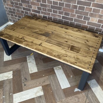 hotaru　男前家具　ローテーブル　リビングテーブル　天然木　無垢材　オーダー可　人気商品の画像