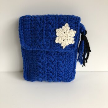 雪結晶モチーフ アイコス、タバコ、通帳入れ