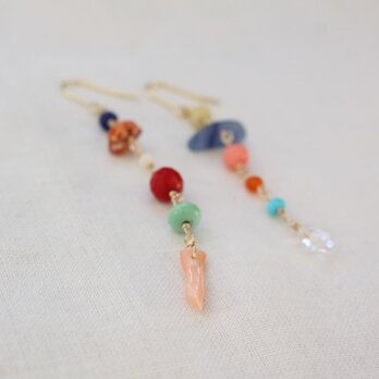 "Twelve Senses" long earrings "12センス"のロングピアス/イヤリングの画像