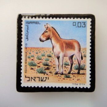 ★イスラエル　切手ブローチ3487の画像