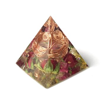 オルゴナイト　癒しと金運　総合運　ピラミッドの画像