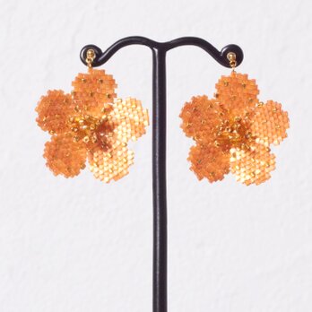 Bijoux Flower Earring ( terracotta )の画像