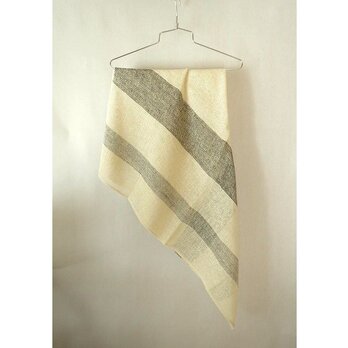 手織りシルクのスカーフ　素朴な風合い（２）の画像