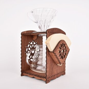 コーヒーブリューワー アラベスク（木製ドリップスタンド）の画像