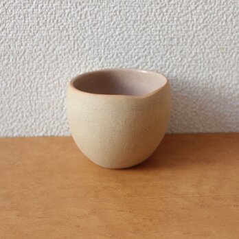 陶器　育てるウツワ 揺ら フリーカップ 茶 地シリーズの画像