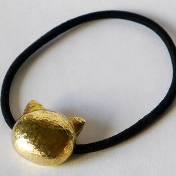 Cat hair Accessories(brass) ヘアゴム★真鍮★猫★ねこ★ネコの画像