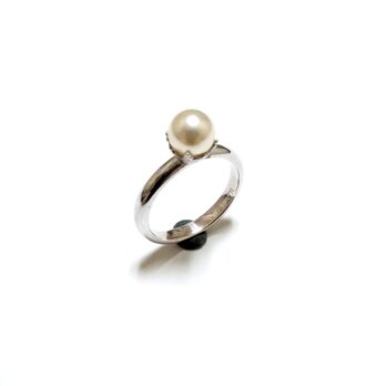 Crystal Pearl Ring（受注制作）の画像