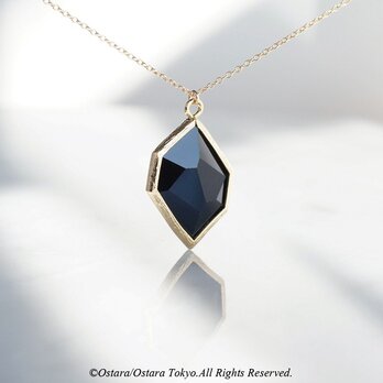 【Geo】14KGF Long Necklace,-Black Diamond-の画像