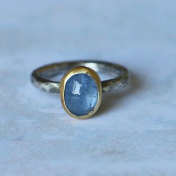 天然石＊ブルー・タンザナイト　指輪＊8号　SVの画像