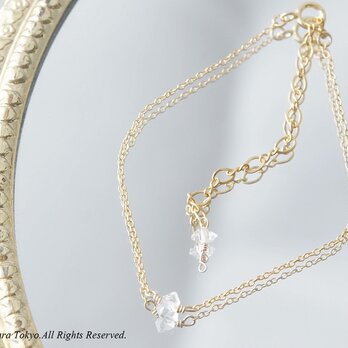 【14KGF】Bracelet, -Gemstone,Dream Crystal, NY Herkimerdiamondの画像