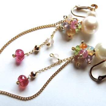 『 Mermaid story ( SP-E ) 』Earring by K18の画像