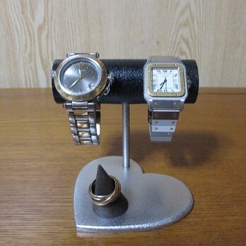 ハート台座腕時計スタンド　リングスタンド　ak-designの画像