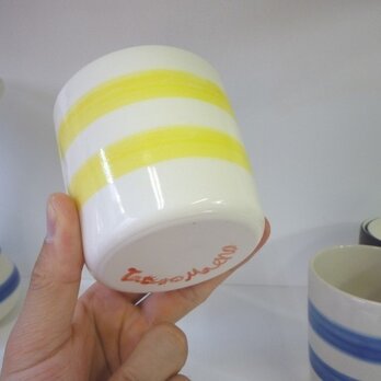 Picnic/Cup(medium)/bor-yellowの画像
