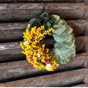 K様専用☆ミモザとユーカリのミニリース