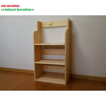 ★送料無料★ 高品質ワックス仕上げ シンプルラックNの画像