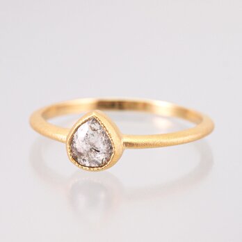 Natural Diamond Ring / Pear Shaped GYの画像