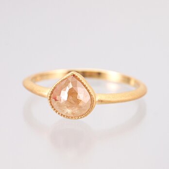 Natural Diamond Ring / Pear Shaped ORの画像
