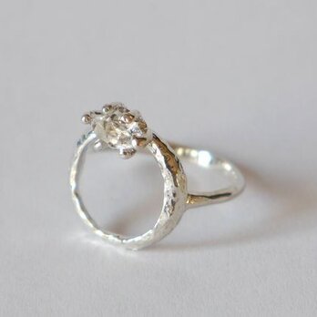 Herkimer diamond baby ring(sv)　ハーキマーダイヤモンド★ベビーリング★の画像